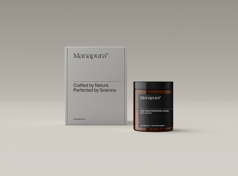 Pure Trans-Resveratrol by Manapura | The Best, Pure, Clinical-Grade Longevity & Nootropic Supplements | Free Shipping