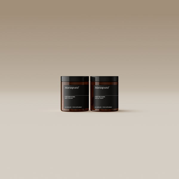 NAD+ Anti-Ageing Duo by Manapura | The Best, Pure, Clinical-Grade Longevity & Nootropic Supplements | Free Shipping