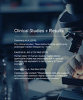 Clinical studies on Spermidine a rare compound with longevity-linked benefits overlaid on a green background with circular shapes.