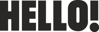 Hello! magazine logo (dark)